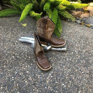 Ariat Kids Cowhand Western Boots Style 1002595 Size 2.5